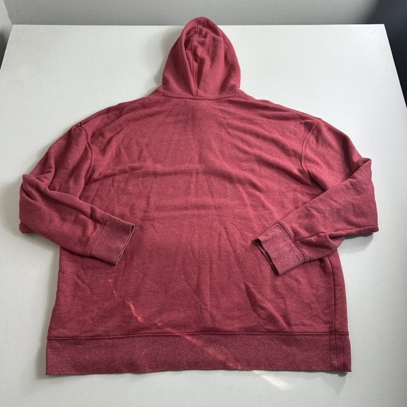 Nike Sportswear Pullover Hoodie Sweatshirt Red Mens Size 2XL Fleece CV8977-687 - Picture 2 of 8